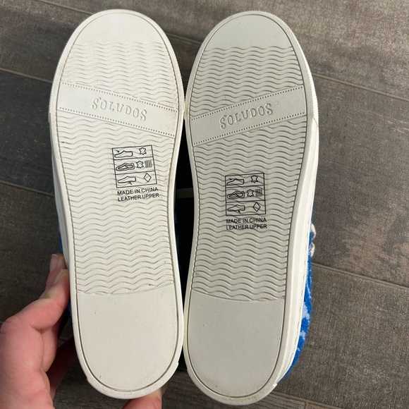 NWOB Soludos Leather Ibiza Platform Psychedelic Spiral - Picture 8 of 13